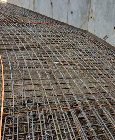 Driveway Ramp Heat Trace Installation